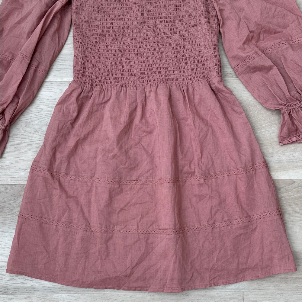Reformation - Dunes Long Sleeve Mini Dress - Picture 6 of 13